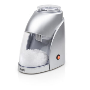 Tritaghiaccio Elettrico 55W – Design Argento, 0,6L di Capacità, Ideale per Cocktail e Granite